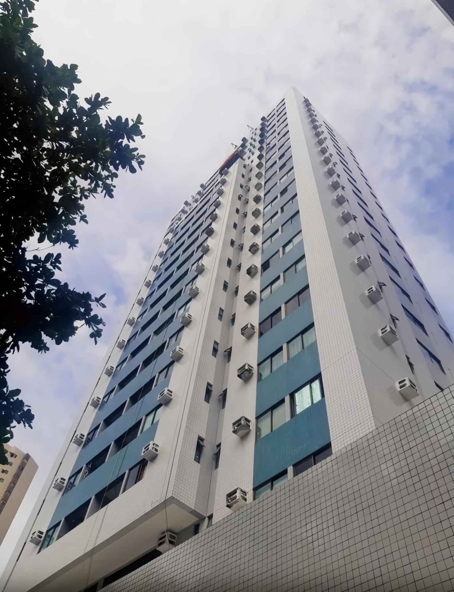 Flat Piscina No Rooftop Aluguel Temporada Em Recife Exterior foto